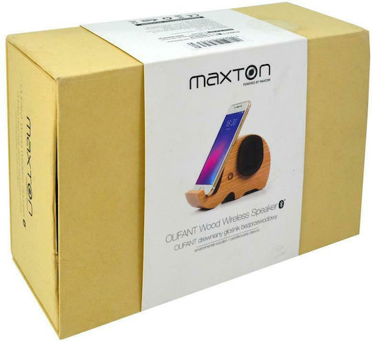 MaxCom Maxton MX30 Ηχείο Bluetooth 3W με Διάρκεια Μπαταρίας έως 8 ώρες Καφέ