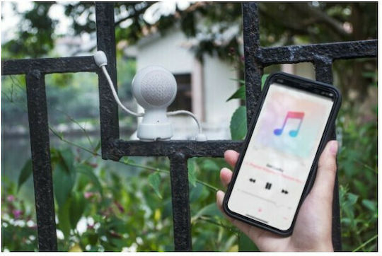 Xoopar Mr. Bio Ηχείο Bluetooth 3W με Διάρκεια Μπαταρίας έως 4 ώρες Λευκό