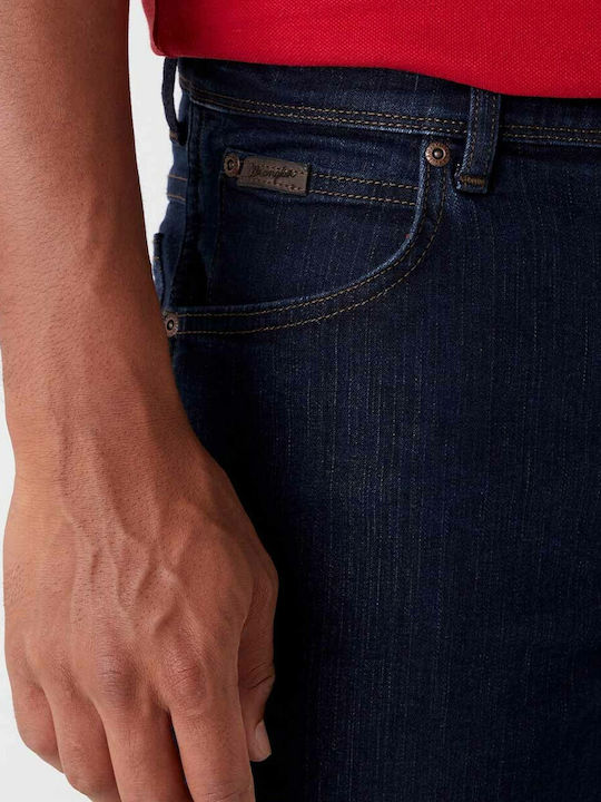 Texas Men's Jeans Pants Elastic with Regular Straight Fit Blue