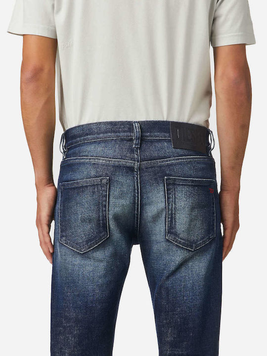 D-Strukt Men's Jeans Pants Elastic with Skinny Fit Navy Blue