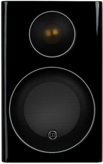 Monitor Audio Radius 90 Ζεύγος Ηχείων Hi-Fi Βιβλιοθήκης 75W 2 Δρόμων Π12.5xΒ14xΥ19.8εκ. Μαύρο