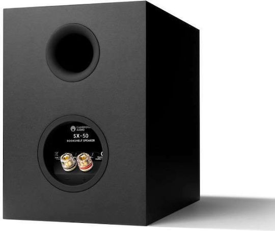 Cambridge Audio SX-50 Pair of Hi-Fi Speakers Bookself 100W 2 No of Drivers W16.1xD24xH22.5cm. Black Matt