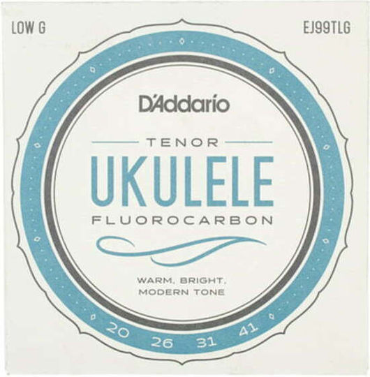 Daddario Μονές Carbon Χορδές 4τμχ για Γιουκαλίλι Tenor Ukulele Low-G