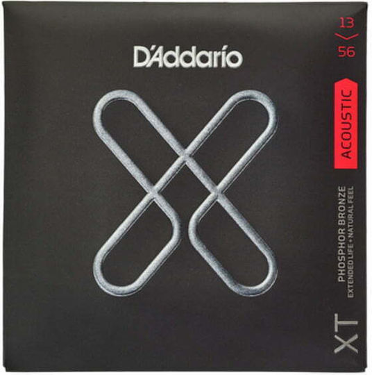 Daddario Set of Phosphor Bronze Strings for Acoustic Guitar XT Medium 13 - 56"