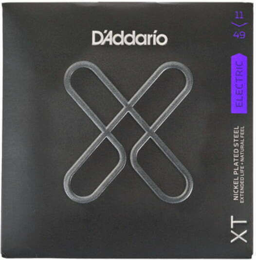 Daddario XT Nickel Set of Electric Guitar Strings Nickel Plated Steel 11 - 49 Medium