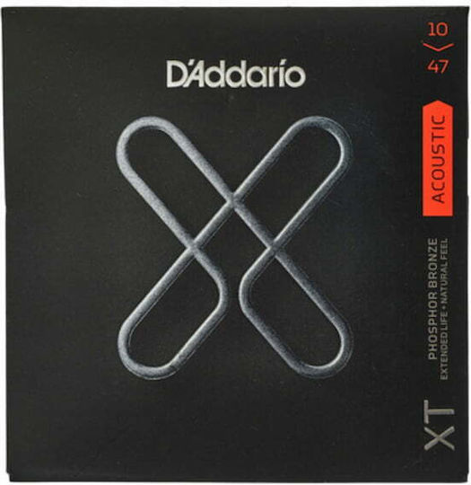 Daddario XT Set of Phosphor Bronze Acoustic Guitar Strings 10 - 47 Extra Light