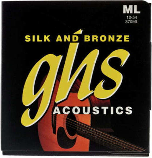 GHS Strings Silk Σετ Χορδών Bronze Ακουστικής Κιθάρας 12 - 54" Medium Light