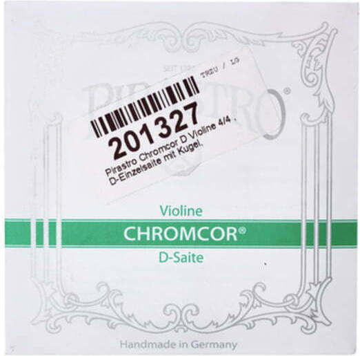 Pirastro Single Steel String for Violin 4/4 Chromcor 4/4 D (Re)