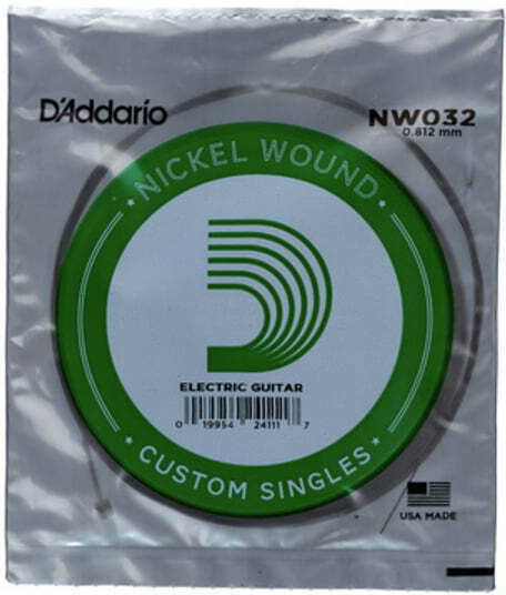 Daddario XL Single Electric Guitar String Nickel Wound 32 Inches