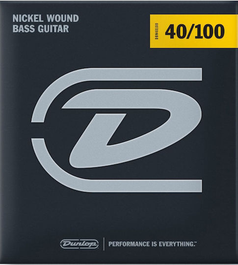 Dunlop Bass Strings Σετ Χορδών Nickel Wound Μπάσου 40 - 100" Long Scale