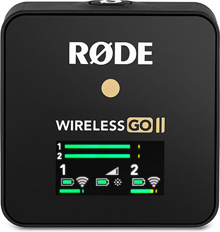 Rode Wireless GO II Ασύρματο Πυκνωτικό Μικρόφωνο Πέτου, Clip On Δημοσιογραφικό