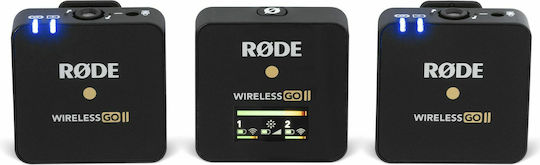 Rode Wireless GO II Ασύρματο Πυκνωτικό Μικρόφωνο Πέτου, Clip On Δημοσιογραφικό