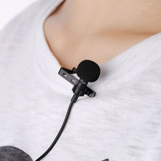 Hands-Free Lavalier Wireless Electret Microphone Πέτου, Clip On Journalistic USB-C