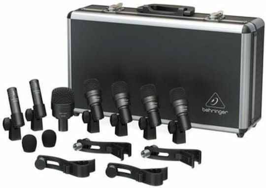 Behringer BC1200 Drum Set Σετ Δυναμικό Μικρόφωνο XLR Shock Mounted