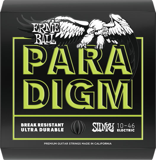 Ernie Ball Set of Steel Strings for Electric Guitar Slinky Paradigm Regular 10 - 46"