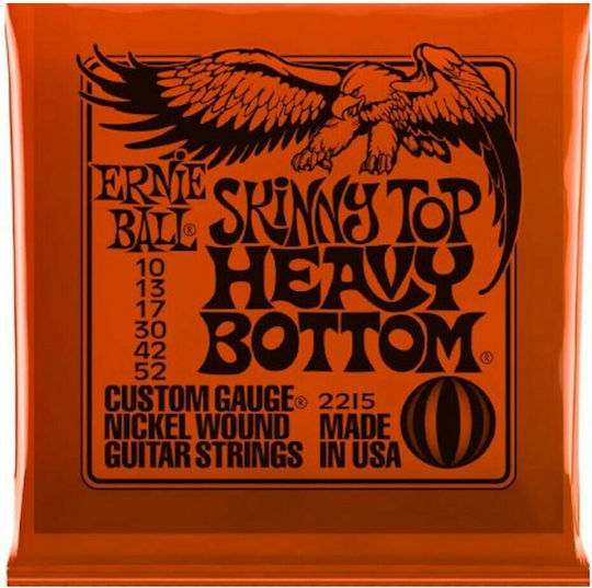 Ernie Ball Slinky Nickel Wound Electric Guitar Strings Set 10 - 52 Skinny Top Heavy Bottom