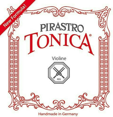 Pirastro Set of Synthetic Core Strings for Violin 4/4 Tonica 4/4 E-Ball Mittel Envelope Set