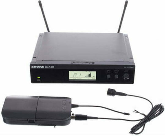 Shure BLX14/CVL Σετ Ασύρματο Πυκνωτικό Μικρόφωνο Πέτου, Clip On, Ζώνης για Φωνητικά