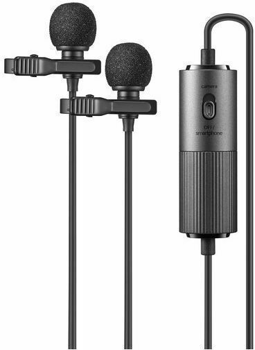 Godox LMS-60C Πυκνωτικό Μικρόφωνο Πέτου, Clip On για Φωνητικά σε Λευκό Χρώμα