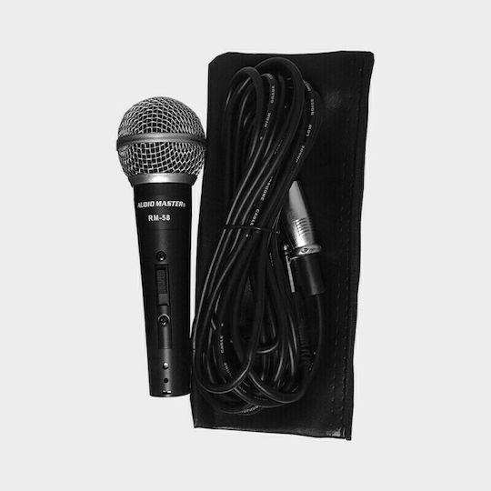Audio Master RM58 Δυναμικό Μικρόφωνο XLR Χειρός για Φωνητικά