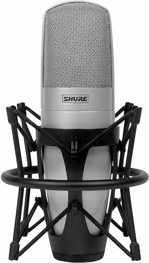 Shure KSM32 Πυκνωτικό Μικρόφωνο XLR Shock Mounted για Φωνητικά σε Γκρι Χρώμα
