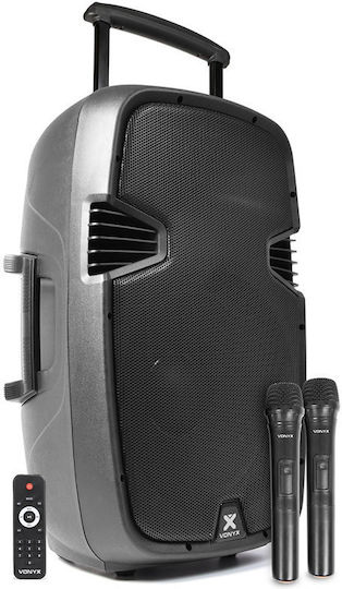 Vonyx Boxă Karaoke Cu Microfoane Wireless SPJ-PA915 170.080 Negru
