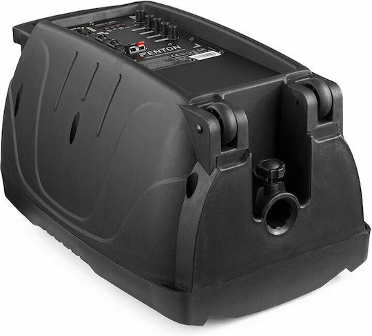 Fenton Karaoke Speaker with Wired Microphone and Lighting Effects FT208 LED 170.020 Black