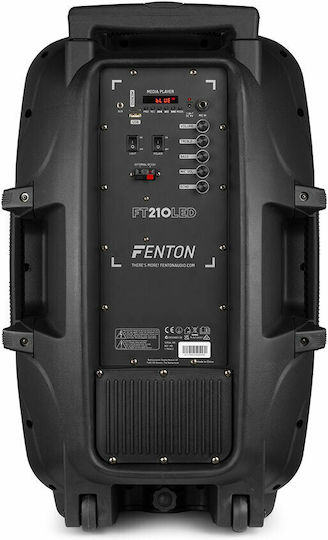 Fenton Karaoke Speaker With Wired Microphone And Lighting Effects FT210LED 170.022 Black