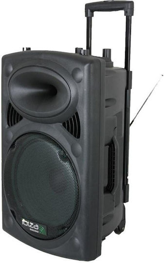 Ibiza Sound Ibiza Sound Karaoke Speaker with Wireless Microphone PORT10VHF-BT Black