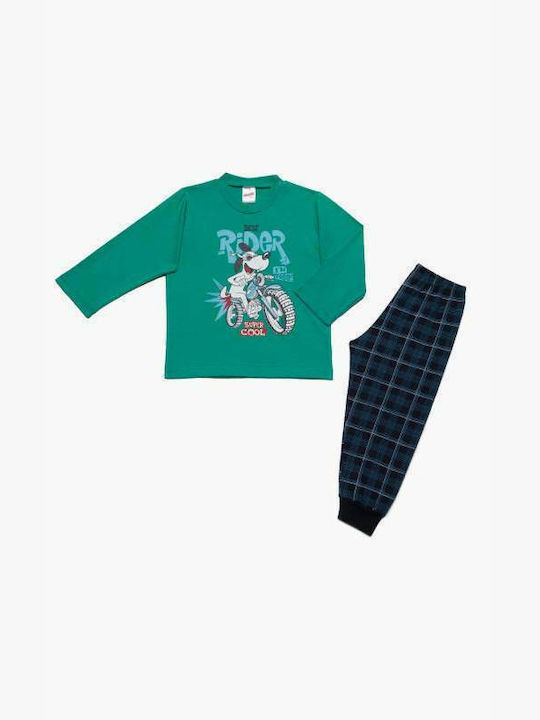 Minerva Kids' Pajamas Winter Green