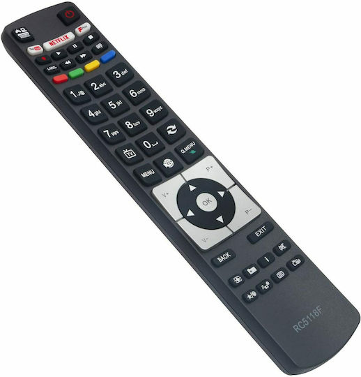 Συμβατό Τηλεχειριστήριο RC5118 για Τηλεοράσεις Telefunken και Turbo-X