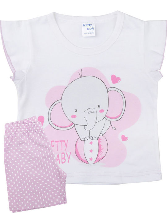 Pretty Baby Kinder-Pyjama Rosa