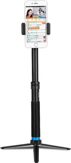 Telesin Selfie-Stick Handy-Stative Schwarz