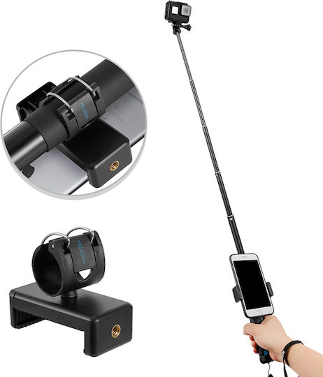 Telesin Selfie-Stick Handy-Stative Schwarz