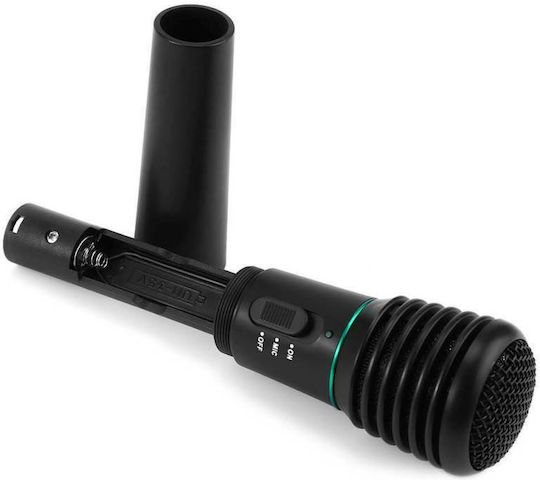 Weisre Μικρόφωνο Karaoke Ενσύρματo DM-401 Ασημί