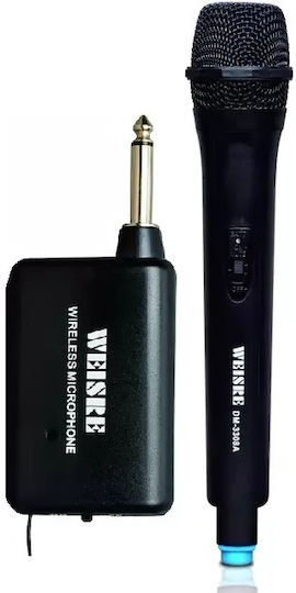 Weisre Μικρόφωνο Karaoke Ενσύρματo WM-306 WM-306 Μαύρο