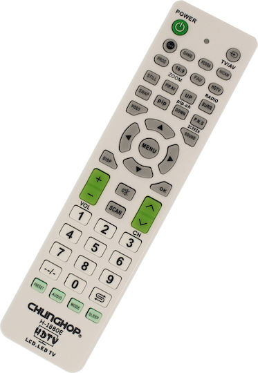 Chunghop Universal Τηλεχειριστήριο SP-H-1880E για Τηλεοράσεις