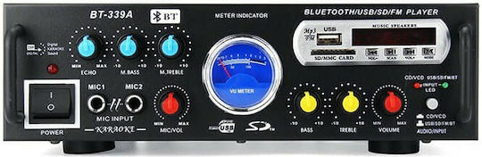 Ενισχυτής Karaoke BT-339A Μαύρος