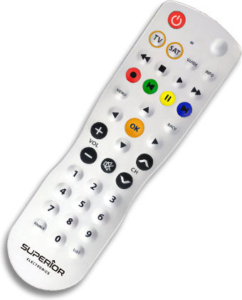 Superior Electronics Universal Remote Control Safe for Τηλεοράσεις