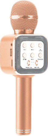WSTER Wireless Karaoke Microphone WS-1818 Rose Gold