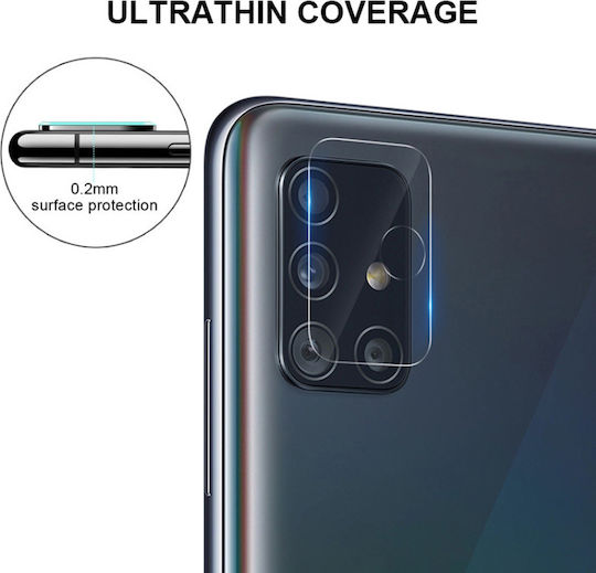 Smartfits Lens Camera Protection Tempered Glass Blue for the Galaxy A51