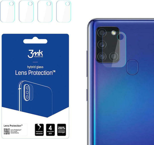 3MK Flexible Glass Lens Προστασία Κάμερας Tempered Glass Διάφανο για το Galaxy A21s