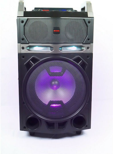 Aiwa Ηχείο Karaoke με Ασύρματο Μικρόφωνο και Εφέ Φωτισμού KBTUS-700 Μαύρο