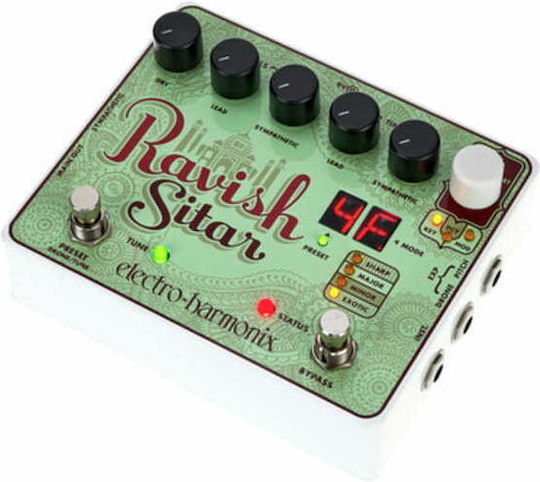 Electro-Harmonix Ravish Sitar Pedale Simulator E-Gitarre
