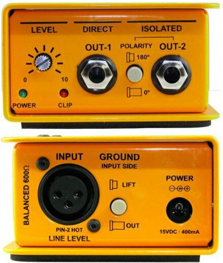 Radial X-Amp Active Re-Amplifier Ενεργό DI Box με Τροφοδοσία Ρεύματος