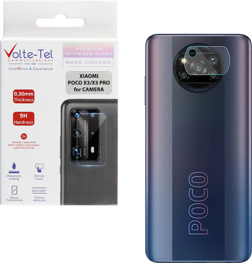 Volte-Tel 0.30mm Camera Protection Tempered Glass for the Poco X3 / X3 Pro 8299353