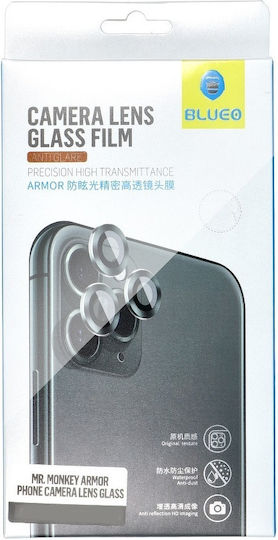Blueo 5D Mr. Monkey Armor Glass Camera Protection Tempered Glass Black for the iPhone 12 Pro