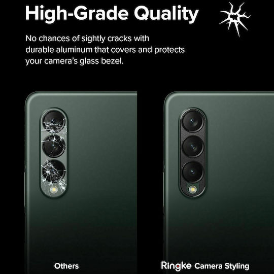 Ringke Protector Camera Protection Tempered Glass Black for the Galaxy Z Fold 3