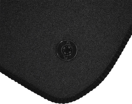 Cik Set Front and Back Car Mats 4 Pieces for Fiat Bravo 2007-2015 Black