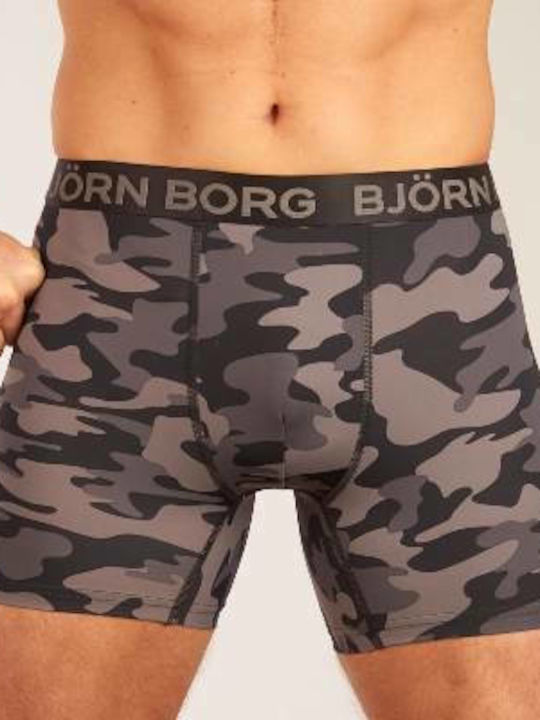 Men's Boxer Black Camo